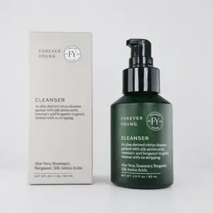 Daily Face Cleanser for a Fresh, Balanced Feel | Gentle, Non Stripping Cleanse | All Skin Types | Forever Young Collection