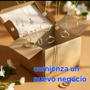 Jewelry  box Caja de inicio  para nuev emprendedora 14k oro laminado se elijen productos en tiktok live