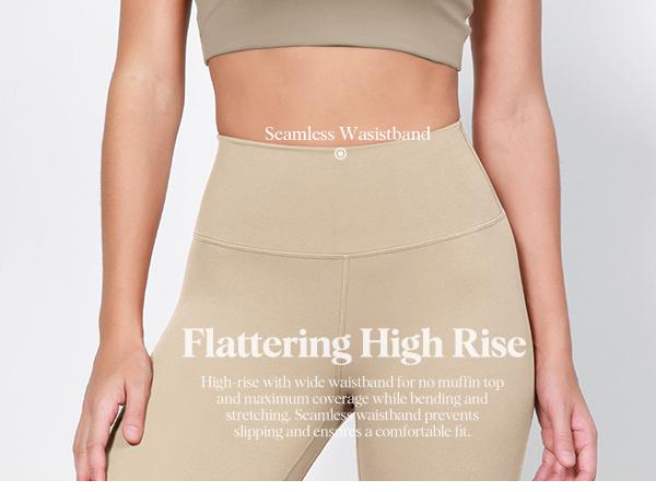 ODODOS Women's ODLIFT Compression Leggings, 25"/28" High-Waist Sports Bottoms for Yoga Workouts