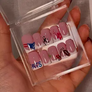 Benito Bowl X Pats Press Ons Long Lasting With Kit