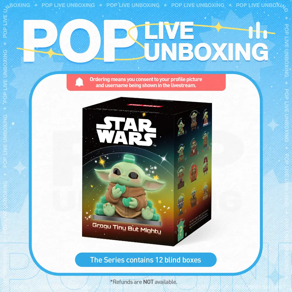[POP NOW]Star Wars Grogu Tiny But Mighty Series Figures Blind Box POP MART