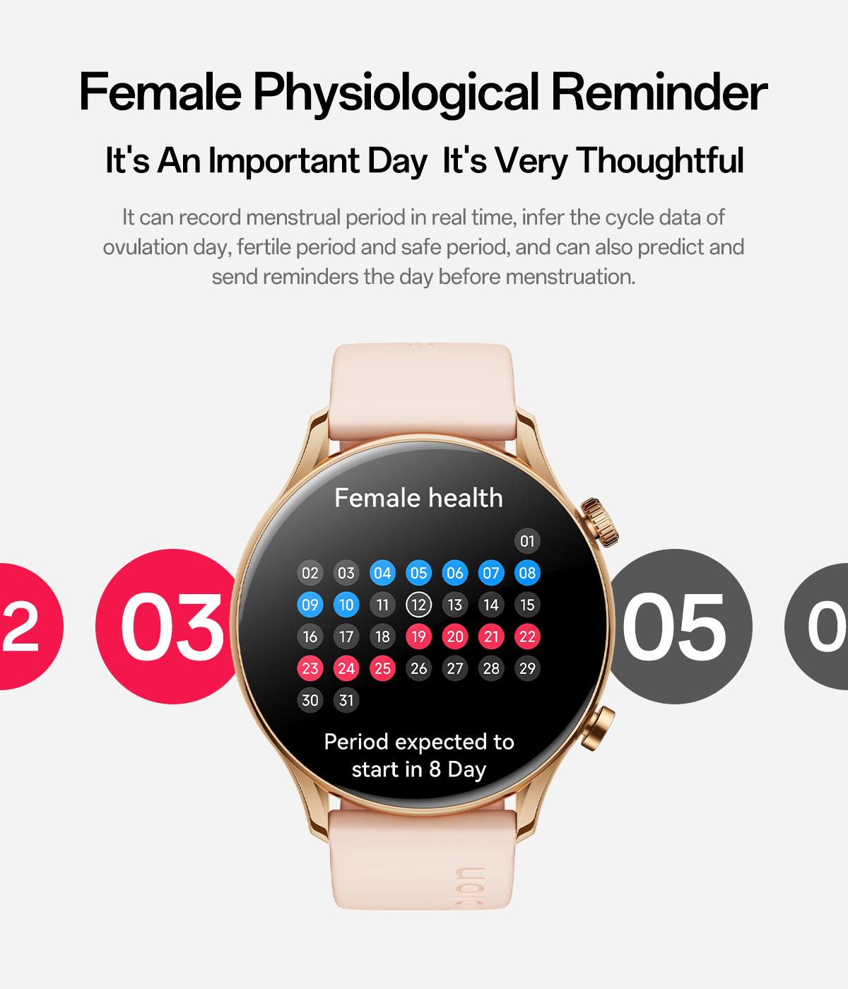 Aolon GTR3 Smartwatch — Stylish business smartwatch with 1.43" AMOLED display, AOD, heart rate monitor, 110+ sports modes, waterproof, 120-hour battery, USB rechargeable, for professionals, iOS & Android compatible.