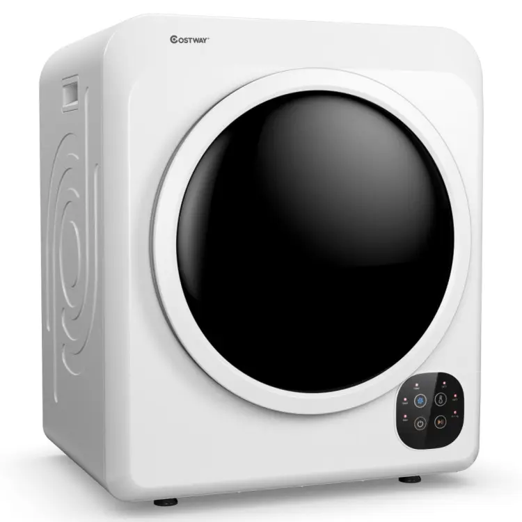 COSTWAY - Powerful 1700W Tumble Dryer Steel Tub Fast Drying Performance