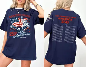 America 250 Year Anniversary Shirt, Patriotic USA History Graphic Tee