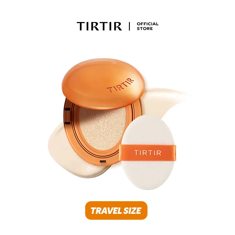 [TIRTIR Official] Travel Size Mask Fit AI Filter Cushion Foundation 4.5g l Natural Matte Finish Makeup for Long Lasting Coverage & Smooth Texture Concealer Cosmetic Hydrate