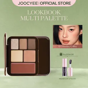 JOOCYEE Lookbook Multi Palette, All In One, Multi Purpose, Blush, Lip Cream, Eyeshadow, Clean Formula, Lightweight, Easy To Apply, Natural Finish, Beginner Friendly, Portable, For Holidays, Parties, Dates, Spring Gift, Refresh Look