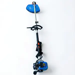 Garvee 43cc Gas Powered Weed Wacker, 3 in 1 Gas Weed Eater with String Trimmer, 3 Teeth Brush Cutter & 40 Teeth Brush Blade, Shoulder Strap and Anti-Vibration Handle for 17" Cutting Path Lawn Care- Orange