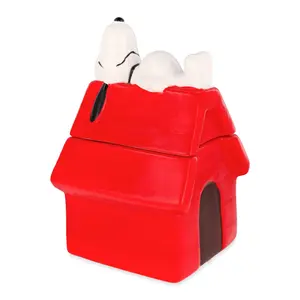 Peanuts Snoopy Doghouse 7-Inch Sculpted Ceramic Snack Jar Peanuts Snoopy Doghouse 7-Inch Sculpted Ceramic Snack Jar