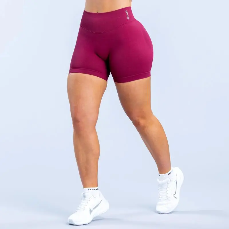 Dfyne Women's High Waist 4.5" Impact Shorts, Elastic Sporty Fitness Workout Bottoms with Gym-Ready Stretch, Comfortable Stylish Gym Training Active Wear, Elastic Sporty Shorts, Athleisure Shorts