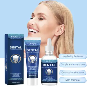 Fluoride-Free Hydroxyapatite Tooth Armor Drops + Cavity Care Toothpaste | Enamel Repair, Cavity Care, Whitening & Fresh Breath | Gentle Oral Care for Sensitive Teeth & Gum Deep Cleaning teeth whitening & oral care products