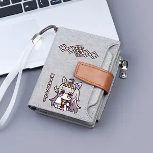 Uma Musume merchandise Short - style wallet featuring Otohanaberry, a Japanese - style anime - themed portable coin purse that can also hold student cards, suitable for both men and women