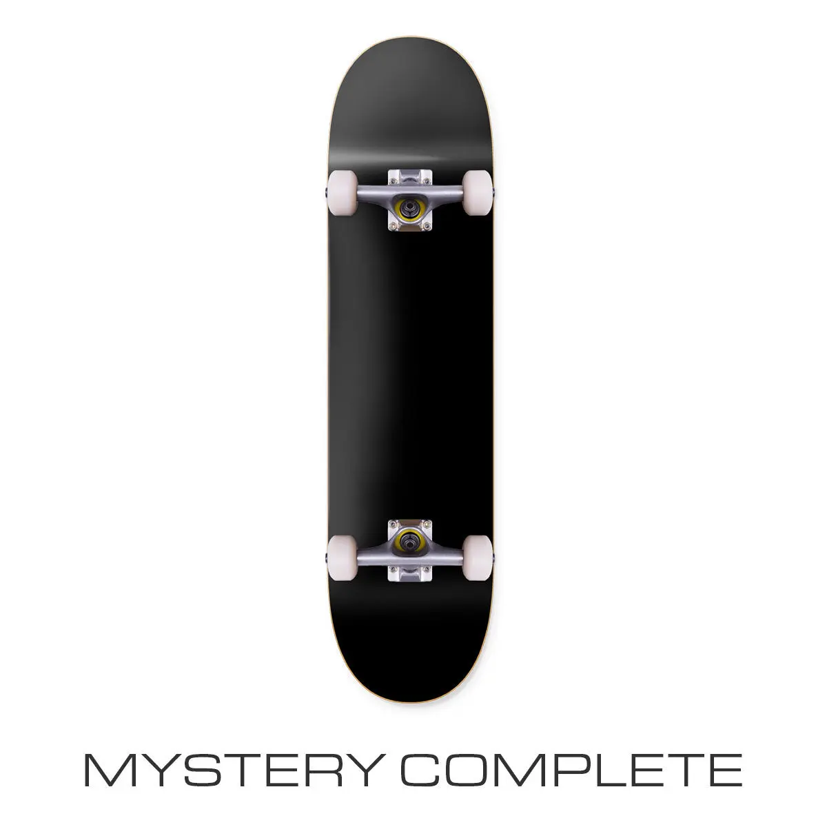 Mystery Complete Skateboard for Skateboarding - Assorted Graphics, 7-Ply North American Hard Rock Maple Deck, Medium Concave, Production Shape, Ready-to-Skate