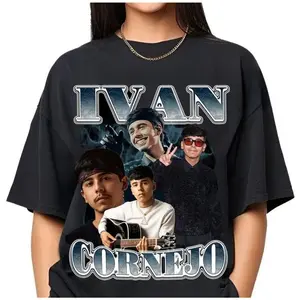 Brand Bdhjydb Vintage 90s Ivan Cornejo Graphic Unisex Tee, Retro Ivan Cornejo Shirt, 90s Fan Gift Cotton Fabric retro shirt Menswear T-Shirt,Unisex Crewneck T-shirt for Men And Women