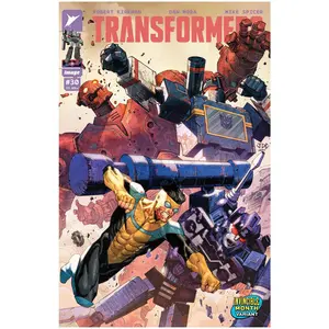 Transformers #30 Cover F (Cassara Invincible Team Up Variant) - Comic Book