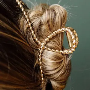 Gold Hair Clip - Stylish Hair Accessory for Women