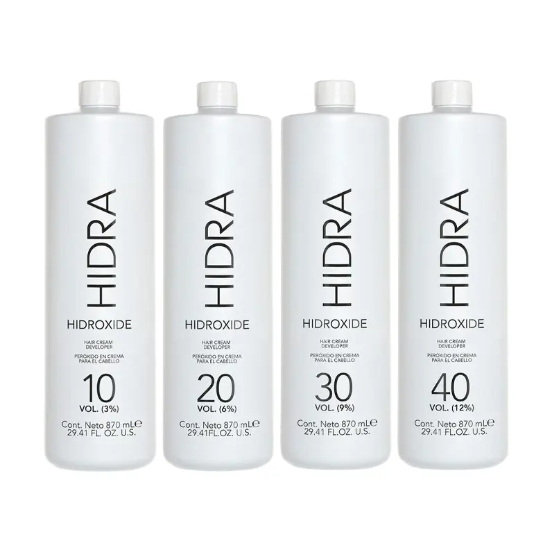 HIDRA Professional 40 Volume Cream Developer, Peroxide for Hair Colors & Dye Transformation, 29.41 fl oz (870mL), Hair Dye Transformation