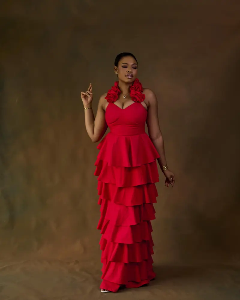 formal valanio dresses LaDivine BD105 Long Pleated Slit Formal A Line Dress