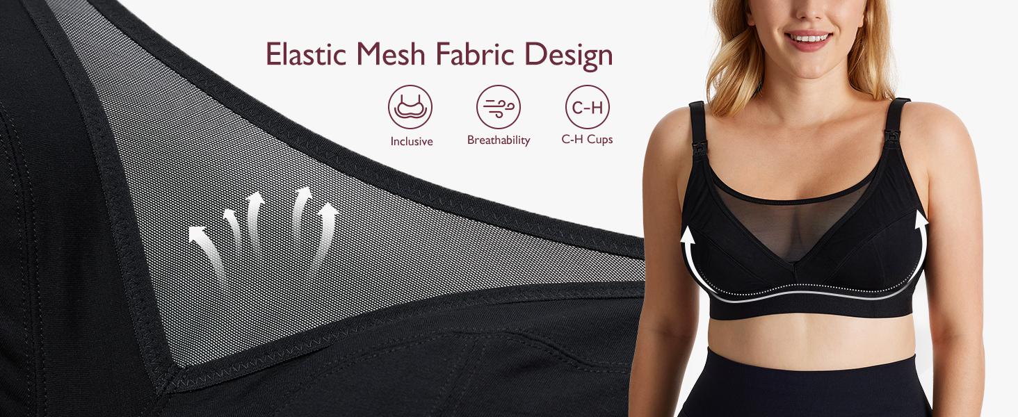 Momcozy Nursing Bras for Breastfeeding, HF018 Seamless Ultra Comfort Maternity Bra, Natural Shape, Pregnancy Sleep Bralette tiktok shop maternity  undies