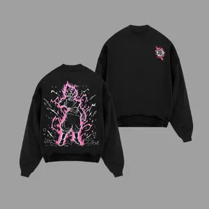 [NeoTokyoStatic] Goku Black DBZ Anime Retro Unisex T-Shirt, Hoodie, DBZ Super 2026 100% Heavy Cotton Oversized Unisex Anime Merch, Soft Cotton Streetwear Clothes, Unisex Manga Apparel, Gift for Anime Fans,