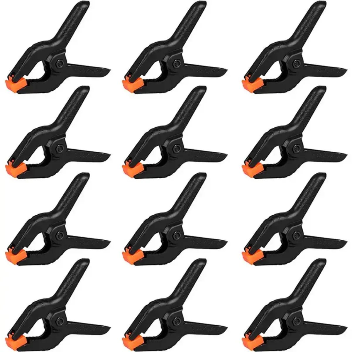 12pcs Spring Clips, Small Base Clips, High-Strength Plastic Clips, Craft Spring Clips, Base Frames, Woodworking, Photography Studios
