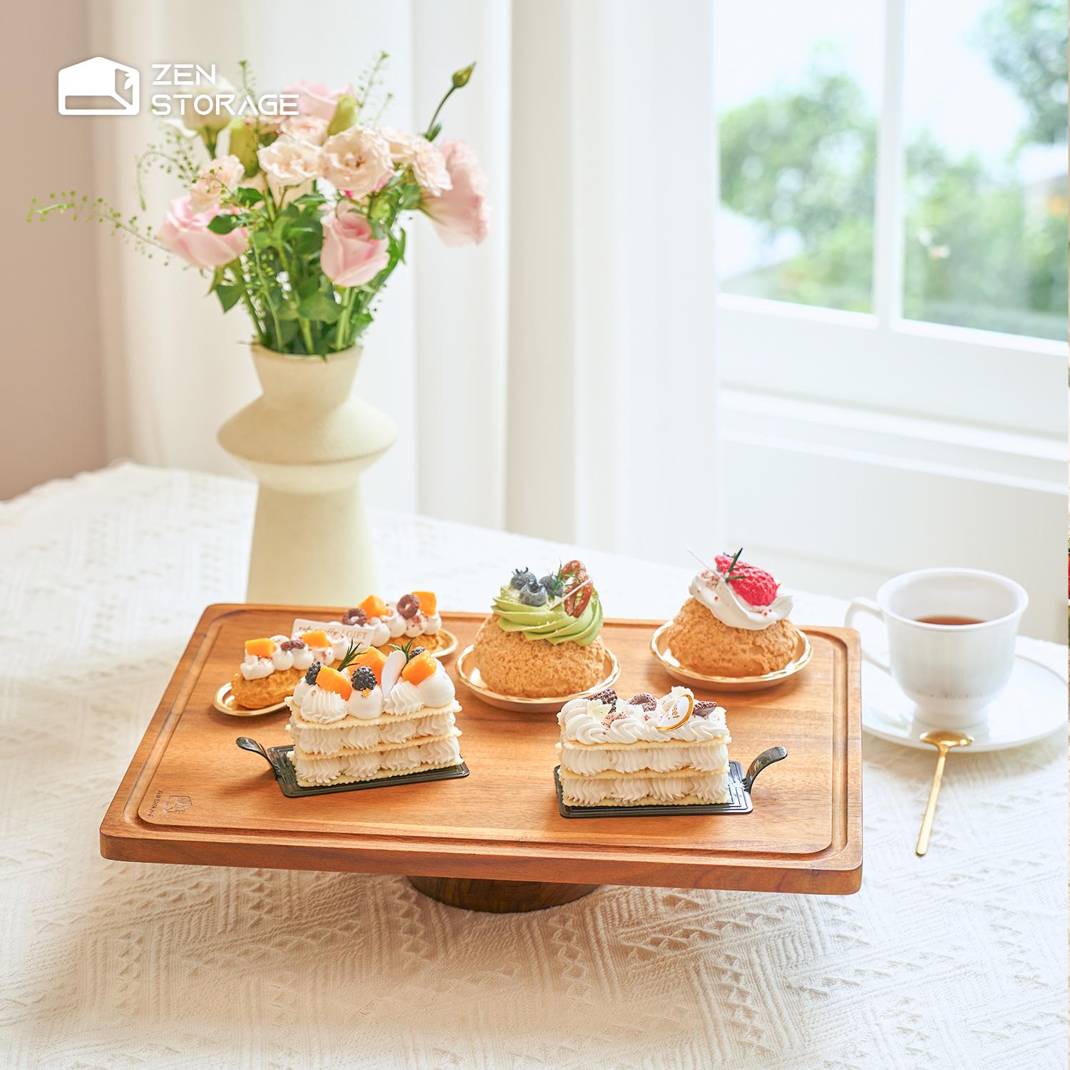 2-in-1 Cake Stand&Charcuterie Board | Acacia Wood | Acrylic Dome | Trending Party Wedding/Bakery Display |2-in-1 Cake Stand&Charcuterie Board | Acacia Wood | Acrylic Dome | Trending Party Wedding/Bakery Display