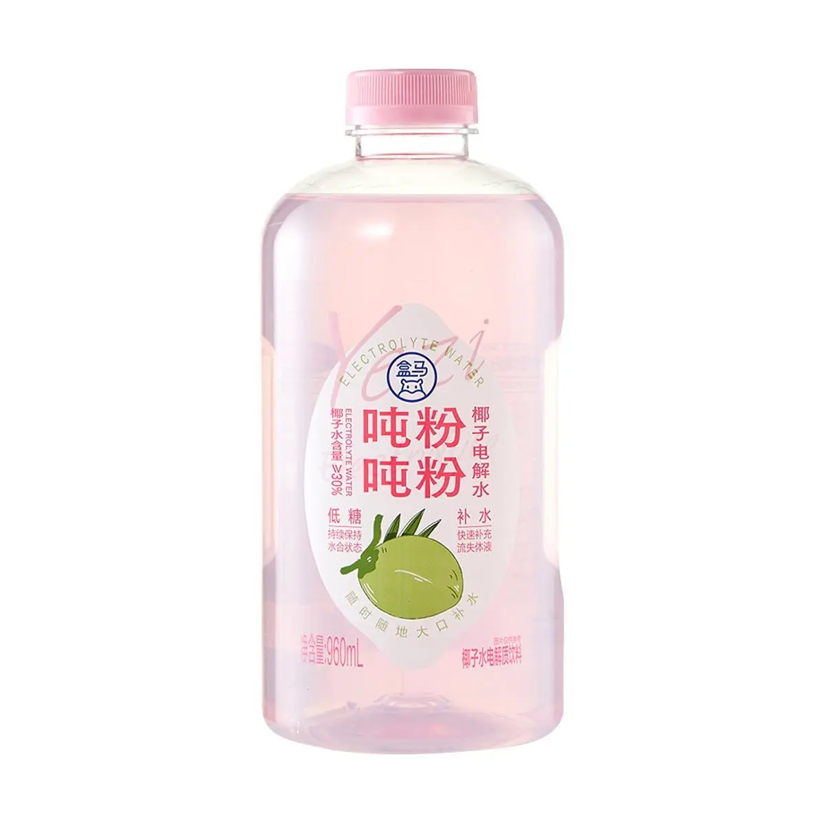 FRESHIPPO Coconut Electrolyte Drink 960ml - Low Sugar Hydration, Refreshing & Replenishing