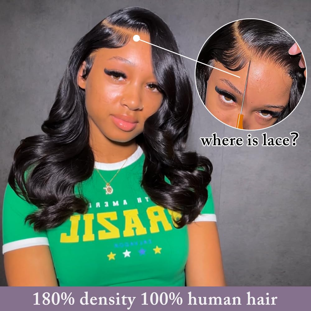 Glueless Bob Wig Human Hair Pre Plucked Pre Cut 180% Density 13x4 HD body wave Lace Front Wigs Human Hair for Black Women No Glue Upgraded Wear and Go Closure Bob Glueless ( Natural Color, 16Inch ) Glueless Bob Wig Human Hair Pre Plucked Pre Cut 180% Density 13x4 HD body wave Lace Front Wigs Human Hair for Black Women No Glue Upgraded Wear and Go Closure Bob Glueless ( Natural Color, 16Inch )