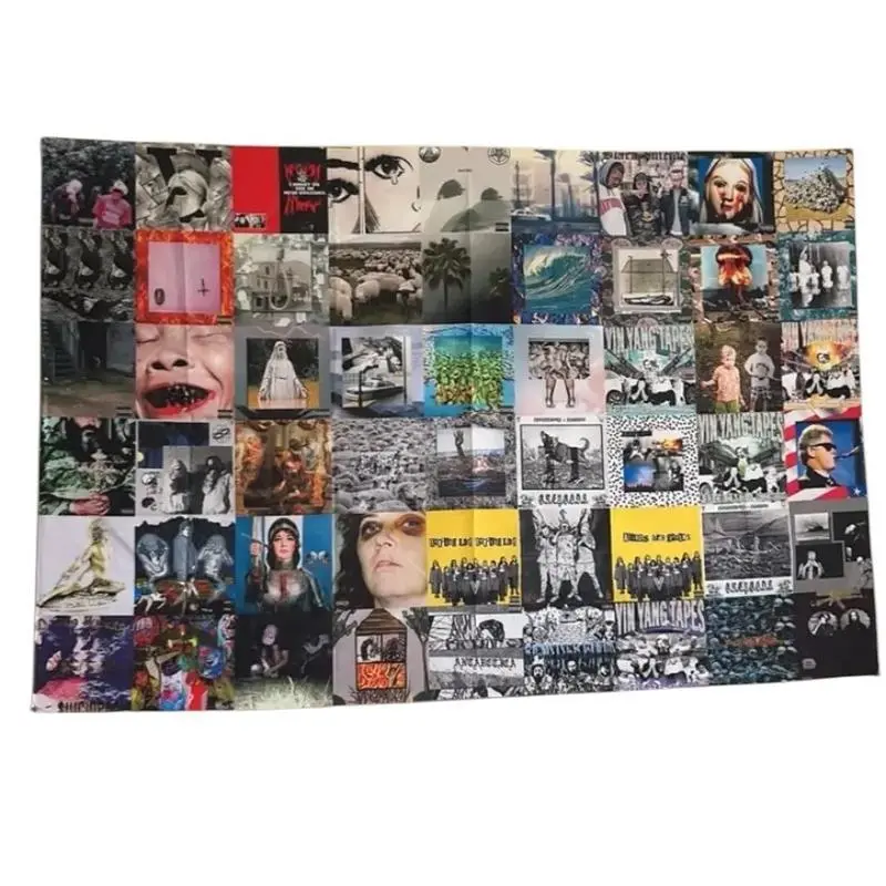 Suicide Boys Music Album Backdrop Tapestry, 3x5Ft Double-Printing Lightweight Wall Decor, Indoor Rapper Themed Flag for Bedroom Living Room Home Supplies, Indoors