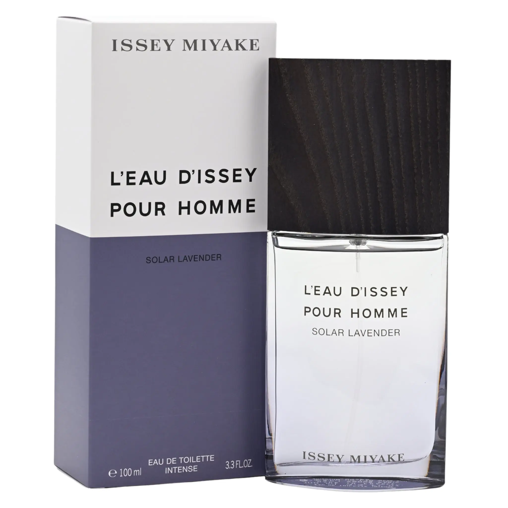 Issey Miyake L'eau D'Issey Solar Lavender EDT Intense, a Fresh, Aromatic Woody Unisex Fragrance with Notes of Lavender and Cedarwood for Daytime Wear, 3.4 fl oz, New in Box, Eau De Toilette Unisex Fragrance