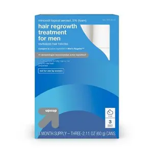 up&up Foam Hair Regrowth Treatment 5% Minoxidil Easy 2.11oz/3ct