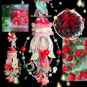 [NEW GIFT] Handmade Jellyfish Keychain | Unique Ocean-Inspired Charm | Cute Gift Idea new colors