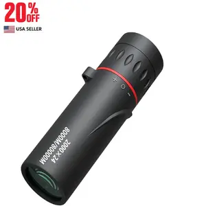 Mini Telescope for Adults,2000X24 Monocular Focus Optics Telescopes onocular Power Monocula,Waterproof Mini Monocular Telescope 8000M/80000M for Sporting Events,Concerts,Camping,Scope,Travelling,Black