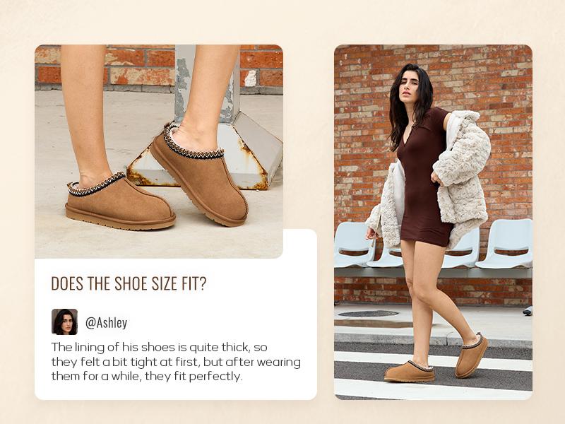 Clearance sale Women's Suede Slippers Outdoor House Slipper Non-Slip Fluffy Comfortable Warm Cute Mini Platform Braided Leather for Autumn Winter Fuzzy Cozy Classic Stylish