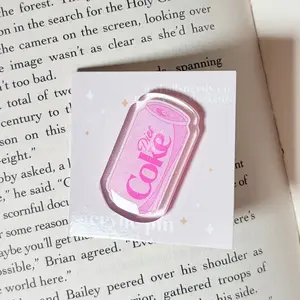 Diet Coke Sparkle Acrylic Pin