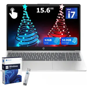 HP 2025 15.6" FHD Laptop | Intel Core i7-1355U | 32GB RAM | 512GB SSD | Backlit Keyboard | Wi-Fi 6 | Bluetooth 5.3 | Windows 11 Pro | Silver | Bundle Included