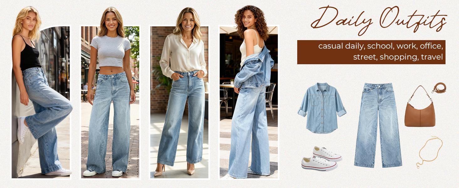 EMMIOL Women's 2026 Straight Leg Jeans Distress Mid Waist Denim Pants Vintage Y2K Trousers EMMIOL Women's 2026 Straight Leg Jeans Distress Mid Waist Denim Pants Vintage Y2K Trousers