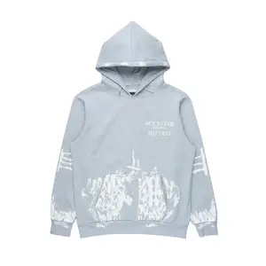 Filip Heather Grey Graphic Hoodie