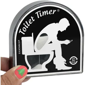 The Original Toilet Timer (Classic), As Seen on Shark Tank. Funny Stocking Stuffer for Men, Husband, Dad, Son, Boyfriend.