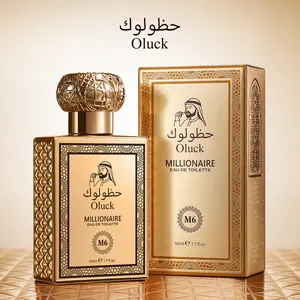 Oluck Perfume M6 (MILLIONAIRE) Cologne for Women & Men, Bergamot Pineapple Blackcurrant  Patchouli  Musk Notes , Middle Eastern Fragrance，Luxury  Gifts