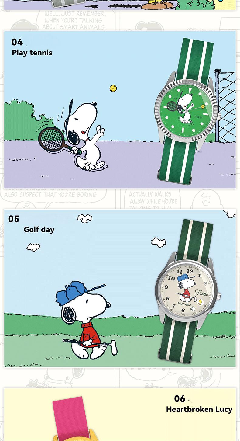 MINISO SNOOPY Friends Series Watch Surprise Blind Box - Functional Fashionable Timepiece for Snoopy Fans, Cartoon Children's Gifts, Watches Suitable for Teenagers and Students desk toy