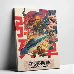 Art  Bullet Train 2022 Movie  Gifts Canvas   Wall Art Decorative Picture Prints Modern Decor painting poster