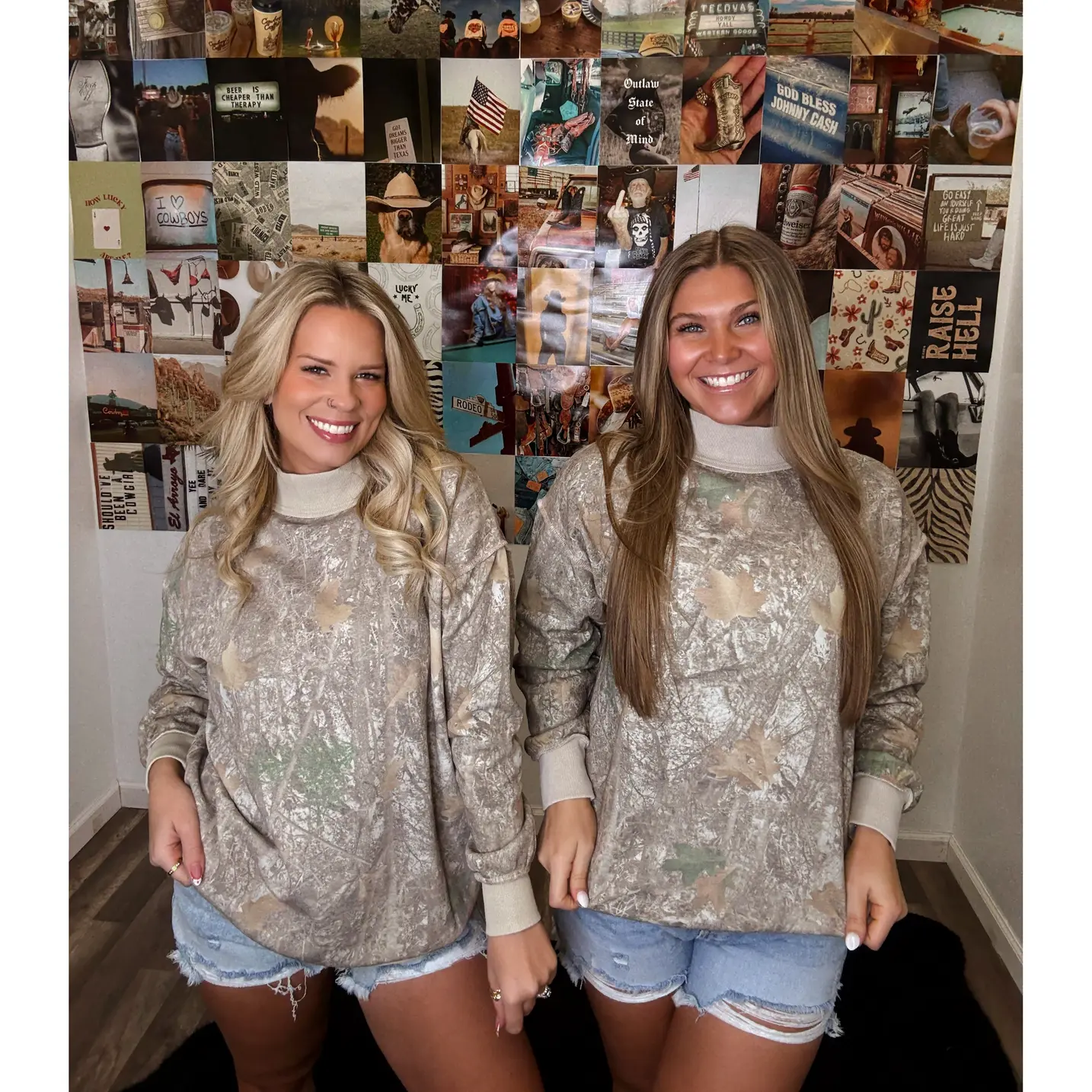 The Outwoods Camo Mockneck