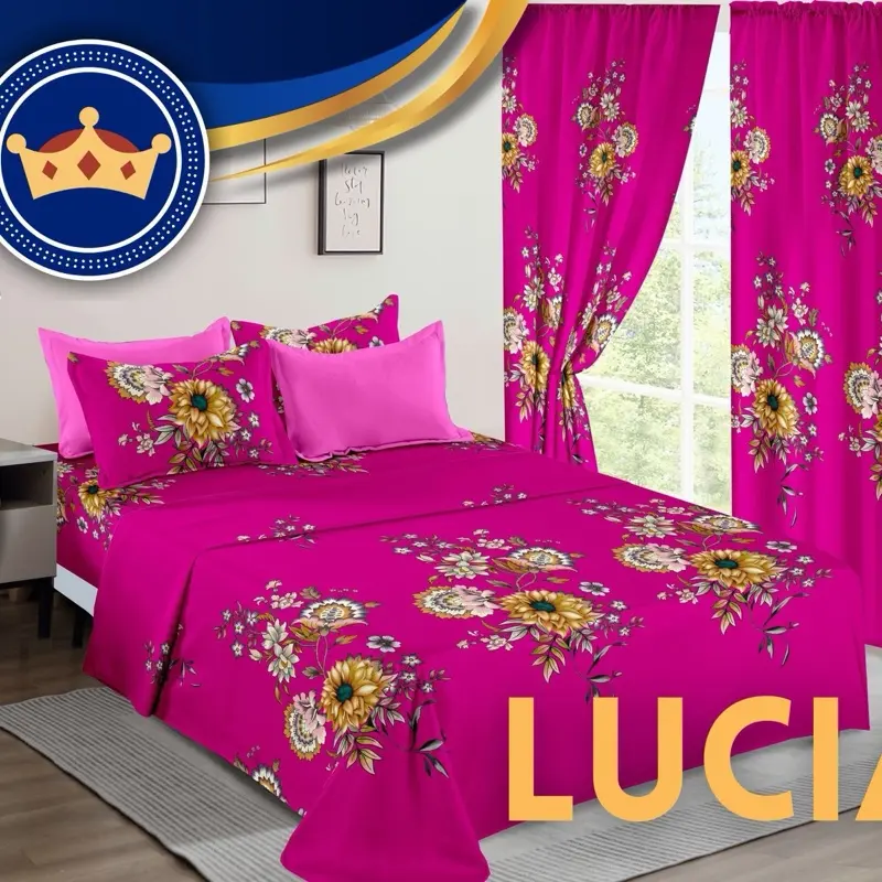 Set de Sábanas Con Cortinas