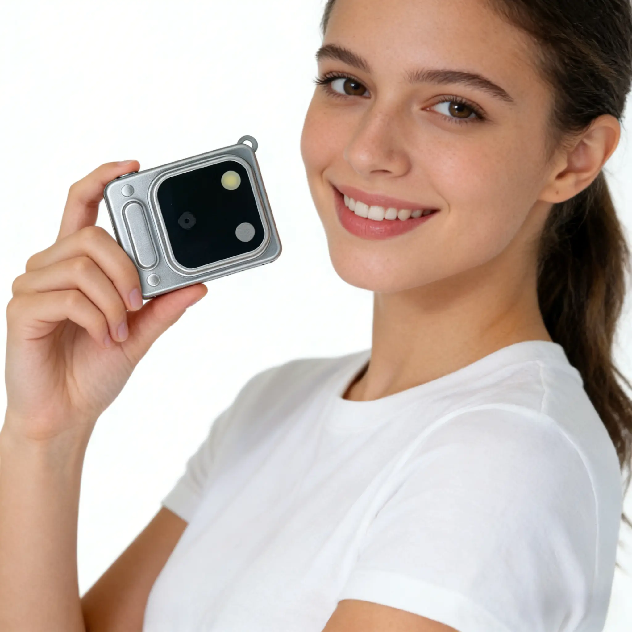 Vintage Portable Kids' Digital Micro Cartoon Camera - HD 1080P Retro Keychain Mini Camera, 1.44-in Display, 6 Shooting Modes, Long Battery Life, Optical Zoom, Automatic Outdoor Recording, Memory Card Support, Easy Charging, Birthday Gift