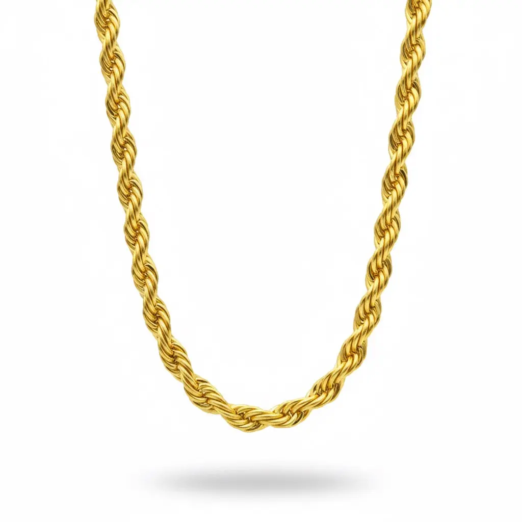 Gold Rope Chain 20in 6mm