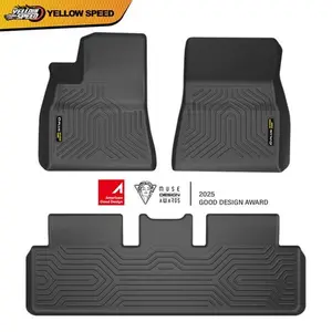 Anti-Slip Floor Mats Fit For 2017-23 Tesla Model 3 All Weather Liner Carpets TPE