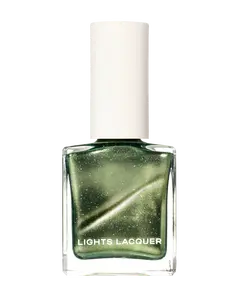 Green Thumb Nail Polish - Hunter Green Shimme with fine Holo Glitter, a Moss Green Shimmer, and a Magnetic Finish