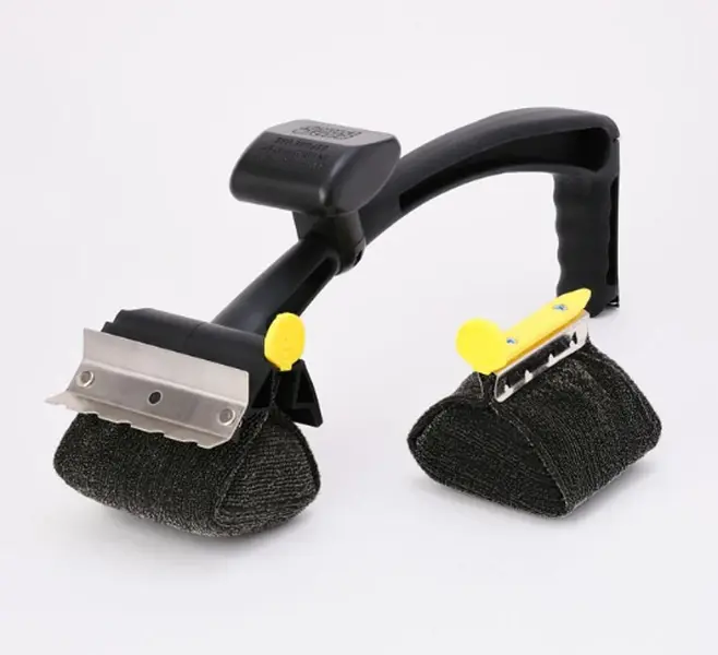 BBQ Daddy Bristleless BBQ Grill Cleaning Bundle with Grill Cleaner and BBQ Replacement Head