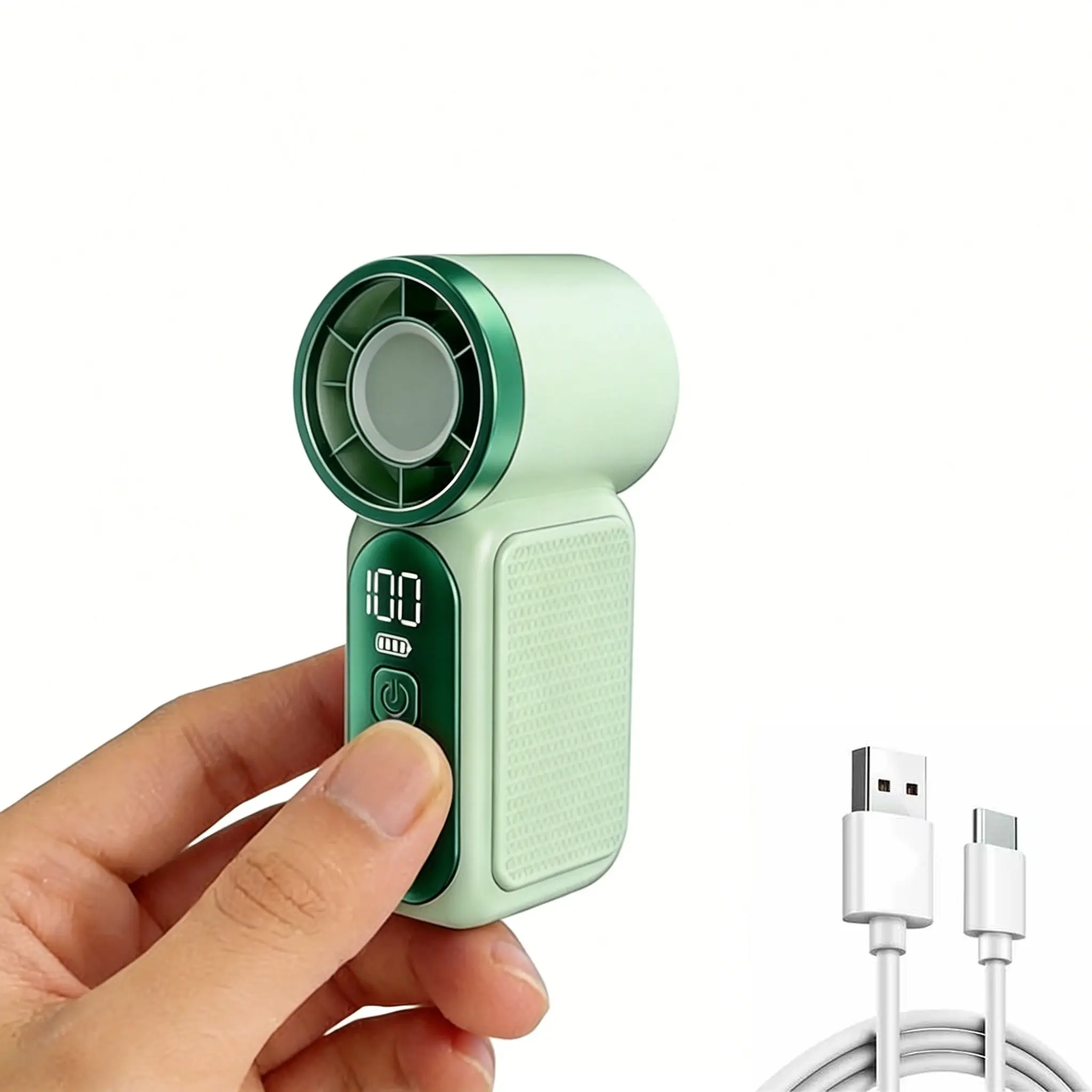 Mini Handheld Fan, Small Purse Fan for Women, Pocket Fan, High-Speed Turbo, 6-Gear Adjustable, USB Rechargeable, Lithium Battery Fan, Portable Fan for Travel, Cordless Handheld Fan, Pocket Design Fan