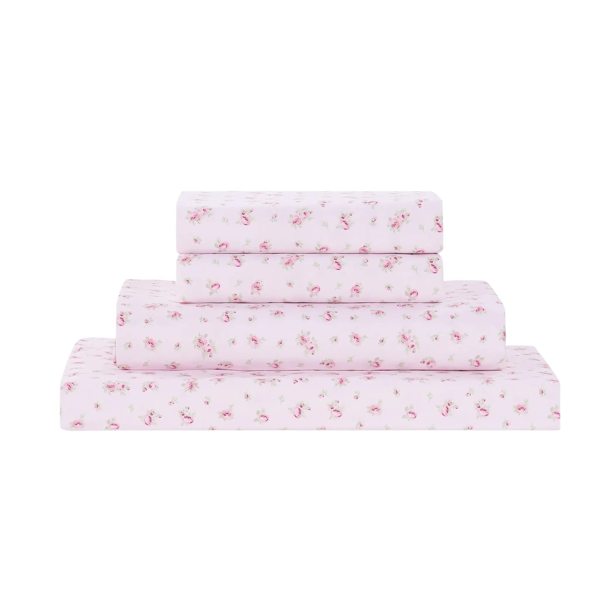 Modern Threads Floral Microfiber Bedsheets Set - 4-Piece Queen Bedding Set, Sweet Rose Blush, Microfiber Bedding Set
